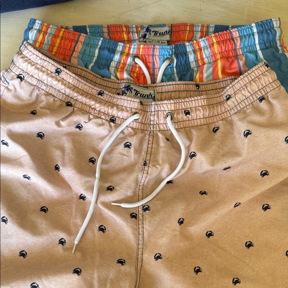 Trunks swim suits 2 pairs bundle size L